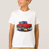1955年のChevyの積み込みの赤のトラック Tシャツ (正面)