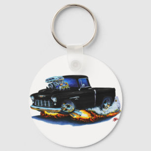 1955年のChevyの積み込みの黒のトラック キーホルダー