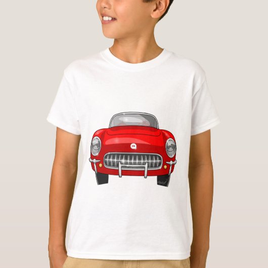 1955年のChevyコルベットの正面図 Tシャツ (正面)