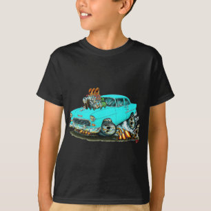 1955年のChevy 150-210のターコイズ車 Tシャツ