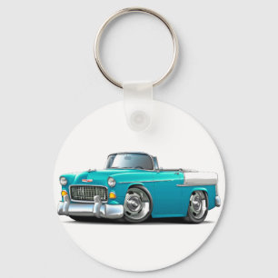 1955年のChevy Belairのターコイズ白の改宗者 キーホルダー