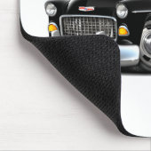 1955年のChevy Belairの黒い車 マウスパッド (コーナー)