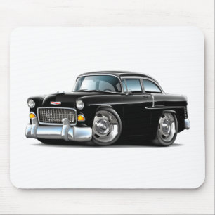 1955年のChevy Belairの黒い車 マウスパッド