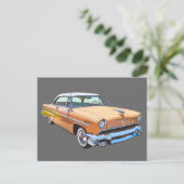 1955年リンカーン カプリ ラグジュアリーカー ポストカード (スタンド正面)