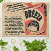 1955年ヴィンテージ洗浄粉末広告 キッチンタオル (折り畳み)