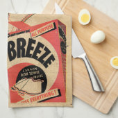 1955年ヴィンテージ洗浄粉末広告 キッチンタオル (四つ折り)