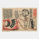 1955年ヴィンテージ洗浄粉末広告 キッチンタオル (横)