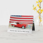 1955年定年のシェブカーの地図 カード (黄色い花)