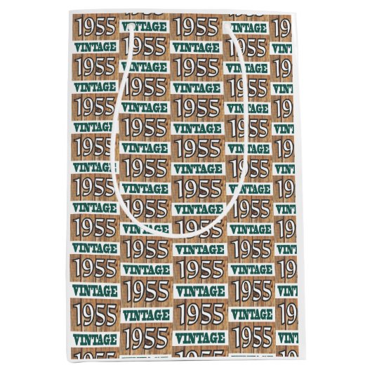 1955年生まれ中抱き枕 ミディアムペーパーバッグ (正面)