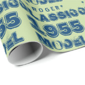 1955年第60誕生日モデクラシックルグリーンJ60 ラッピングペーパー (ロールコーナー)