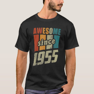 1955年素晴らし以来70誕生日のレトロ Tシャツ