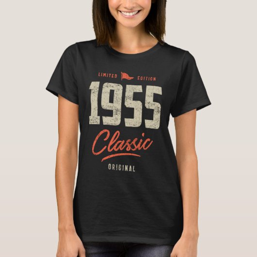 1955年誕生日クラシックギフト Tシャツ (正面)