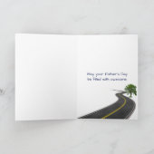 1955年赤と白車の父の日 カード (内部)