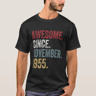 1955年11月誕生日S65歳G Tシャツ