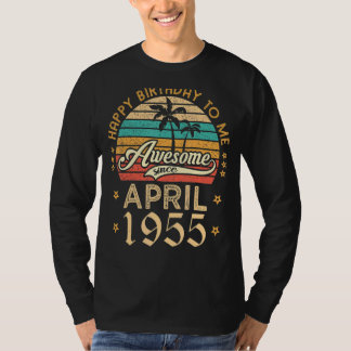 1955年4素晴らし月以来のハッピーバースデー Tシャツ