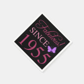 1955年70誕生日以来の素晴らしい スタンダードカクテルナプキン (角)