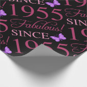 1955年70誕生日以来の素晴らしい ラッピングペーパー (角)