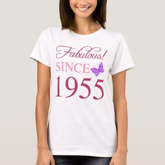 1955年70誕生日以来の素晴らしい Tシャツ (正面)