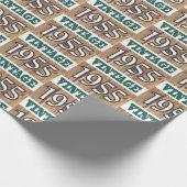 1955生まれ年のラッピング紙 ラッピングペーパー (角)