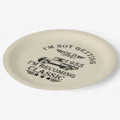 1955生まれ年のヴィンテージ誕生日プレゼント ペーパープレート (アングル)