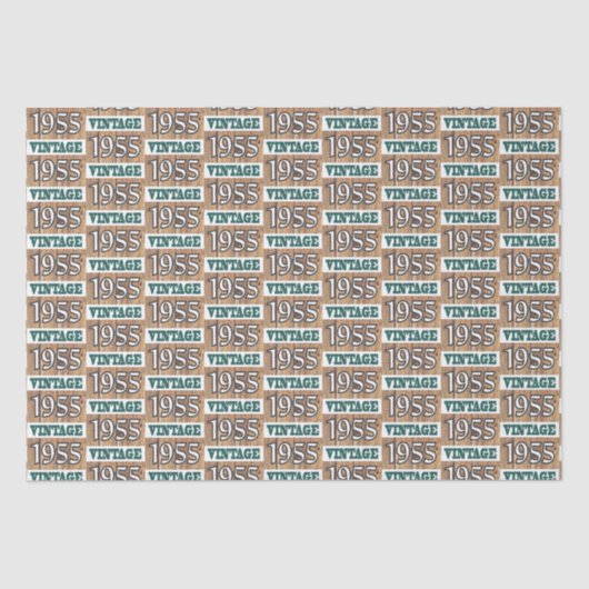 1955生まれ年ティッシュペーパー 薄葉紙 (正面)