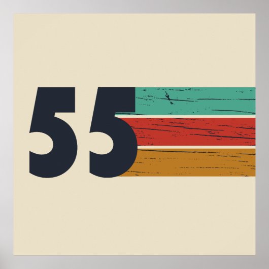 1955生まれ年ヴィンテージ70歳の誕生日ギフト ポスター