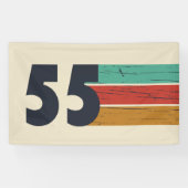 1955生まれ年ヴィンテージ70歳の誕生日ギフト 横断幕 (横)