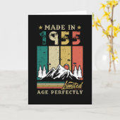 1955生まれ年誕生日 カード (黄色い花)