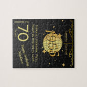 1955生まれ年70歳の誕生日パーティギフトのヴィンテージ ジグソーパズル (横)