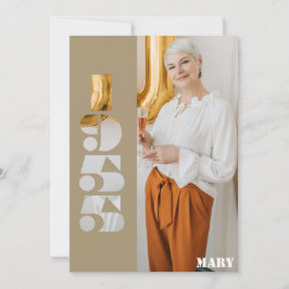 1955生まれ年70歳の誕生日招待状の写真 招待状