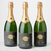 1955生まれ年70th birthday party wine label set スパークリングワインラベル (ボトル)