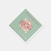 1955生まれ年70th birthday table decorのナプキンス スタンダードカクテルナプキン (角)