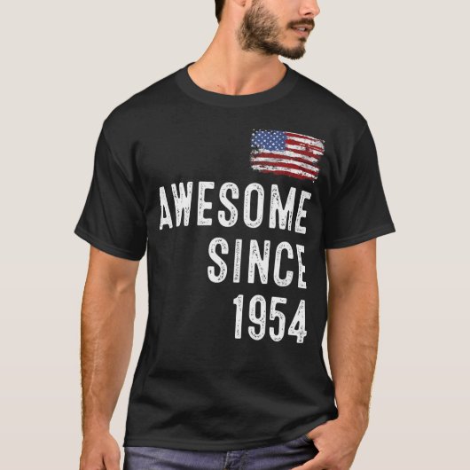 1955素晴らし年68歳の誕生日から Tシャツ (正面)