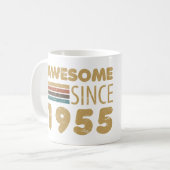 1955素晴らし年70誕生日以来 コーヒーマグカップ (正面左)