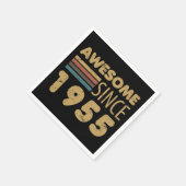 1955素晴らし年70誕生日以来 スタンダードカクテルナプキン (角)