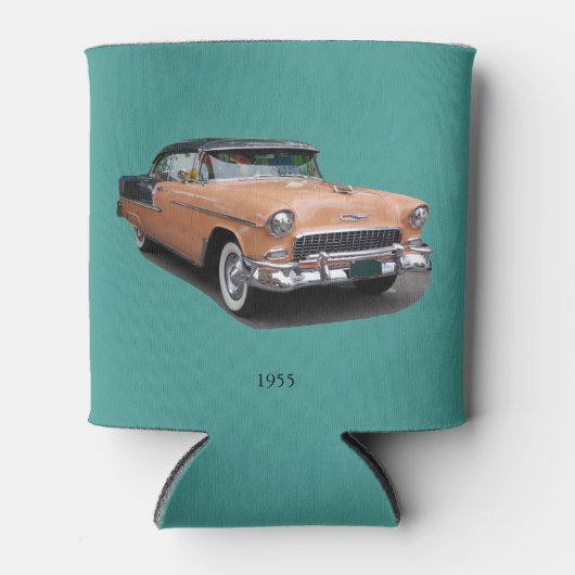 1955茶色のクラシック車のクーラー 缶クーラー (正面)