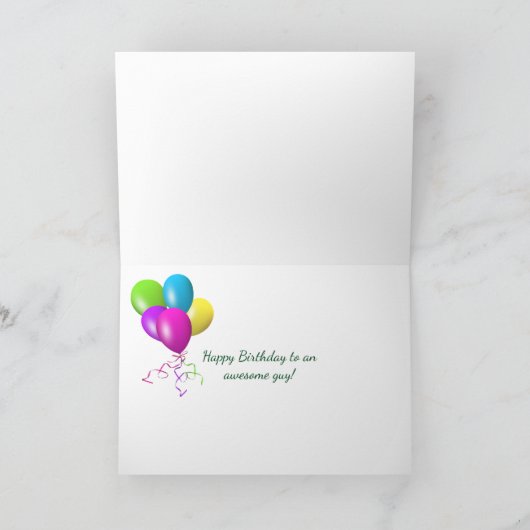 1955道路地図の車 カード (内部)