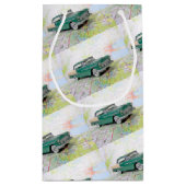 1955道路地図の車 スモールペーパーバッグ (裏面)