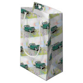 1955道路地図の車 スモールペーパーバッグ (正面アングル)