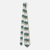 1955道路地図の車 ネクタイ (裏面)