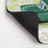 1955道路地図の車 マウスパッド (コーナー)