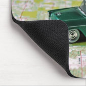 1955道路地図の車 マウスパッド (コーナー)