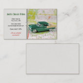 1955道路地図の車 名刺 (正面/裏面)