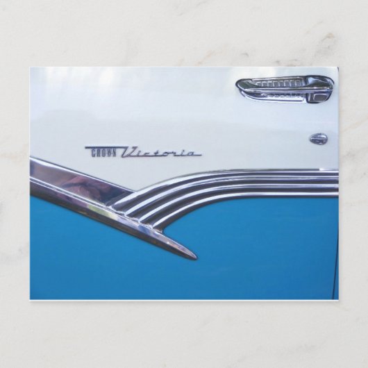 "1955 アメリカのクラシックカー" ポストカード (正面)