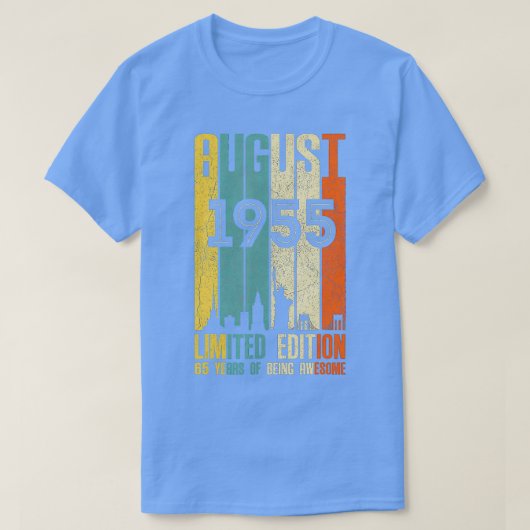1955 威厳がある T 65歳1955年誕生日ギフト Tシャツ (デザイン正面)