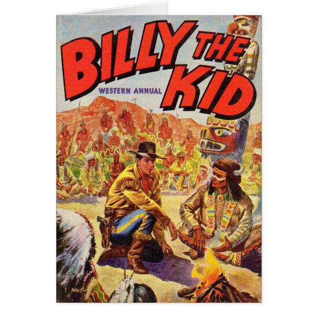 1955 Billy the Kid Western Annual cover (正面)