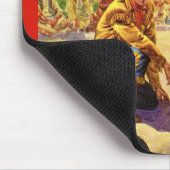 1955 Billy the Kid Western Annual cover マウスパッド (コーナー)