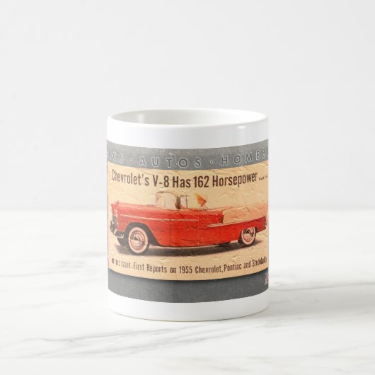 1955 CHEVYカバーフォトコーヒーマグ コーヒーマグカップ (中央)