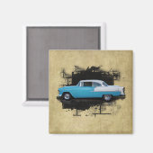 1955 Chevy Belエアクラシック – マグネット (正面/裏面)