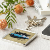 1955 Chevy Belエア – クラシック自動車 – キーチェーン (側面)